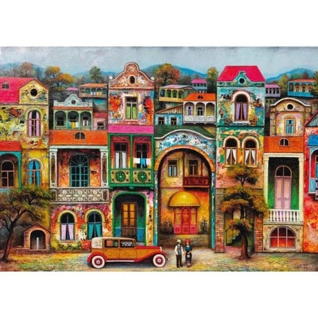 Magnolia Nostalgia in Tbilisi David Martiashvili 1000pc Jigsaw Puzzle - Hobbytech Toys