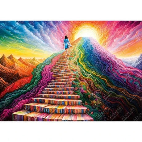 Magnolia Path to Wisdom Elif Hurdogan Special Edition 1000pc Jigsaw Puzzle - Hobbytech Toys