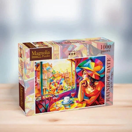 Magnolia Rainbow Date Elif Hurdogan Special Edition 1000pc Jigsaw Puzzle - Hobbytech Toys