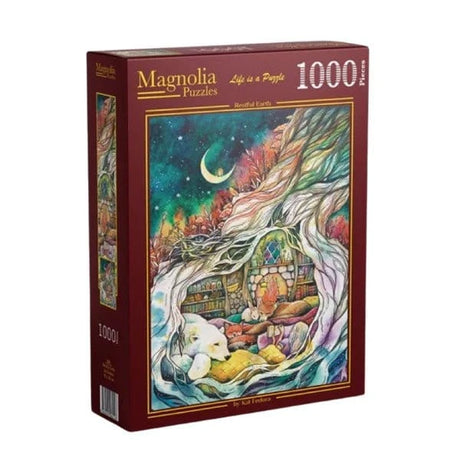 Magnolia Restful Earth Kat Fedora 1000pc Jigsaw Puzzle - Hobbytech Toys