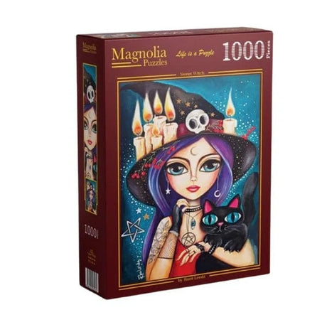 Magnolia Sweet Witch Romi Lerda 1000pc Jigsaw Puzzle - Hobbytech Toys