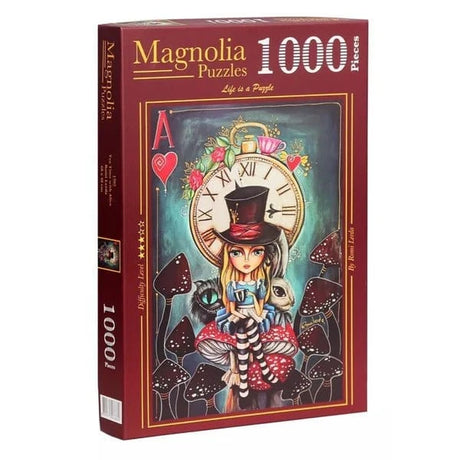 Magnolia Tea Time with Alice Romi Lerda Special Edition 1000pc Jigsaw Puzzle - Hobbytech Toys