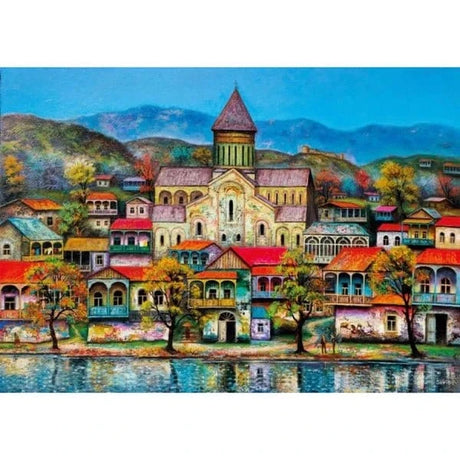 Magnolia The Church David Martiashvili 1000pc Jigsaw Puzzle - Hobbytech Toys