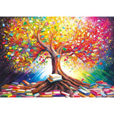 Magnolia Tree of Books Elif Hurdogan Special Edition 1000pc Jigsaw Puzzle - Hobbytech Toys