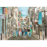 Magnolia Walk in Lisbon Inna Korneeva 1000pc Jigsaw Puzzle - Hobbytech Toys
