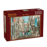 Magnolia Walk in Lisbon Inna Korneeva 1000pc Jigsaw Puzzle - Hobbytech Toys