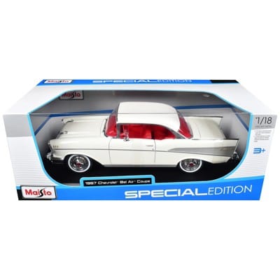 Maisto 1/18 1957 Chevrolet Bel Air Coupe Special Edition diecast model