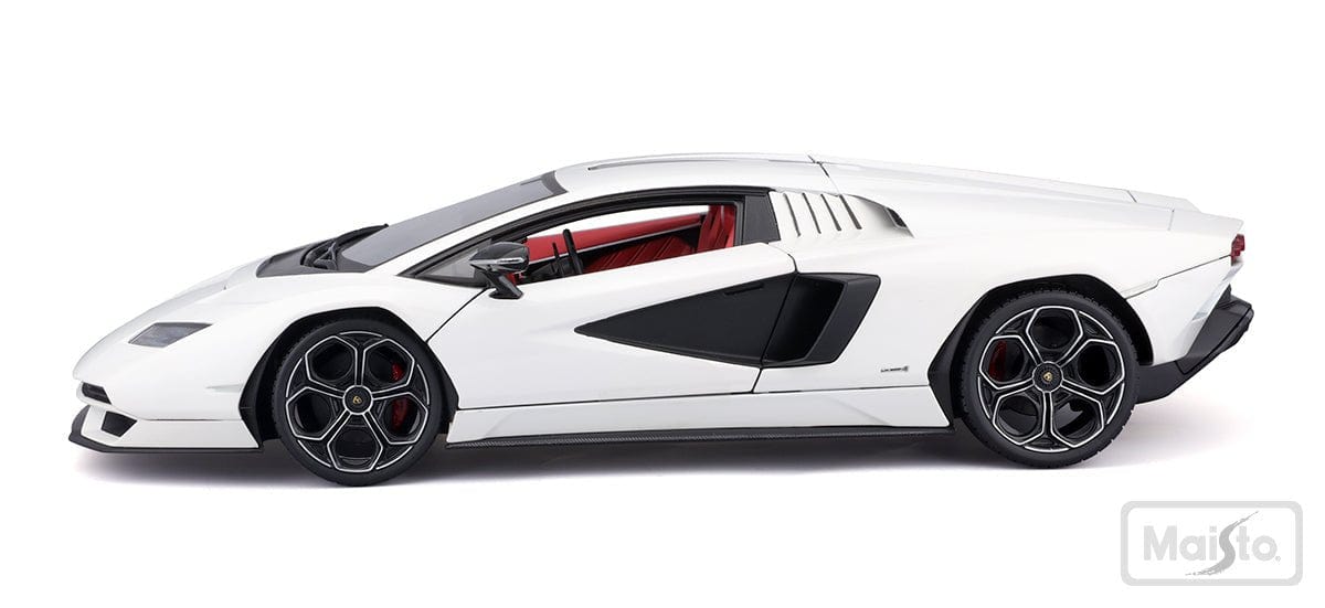Maisto 1/18 2021 Lamborghini Countach LPI 800 - 4 White Diecast Model - Hobbytech Toys