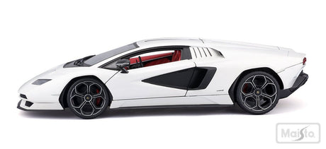 Maisto 1/18 2021 Lamborghini Countach LPI 800 - 4 White Diecast Model - Hobbytech Toys