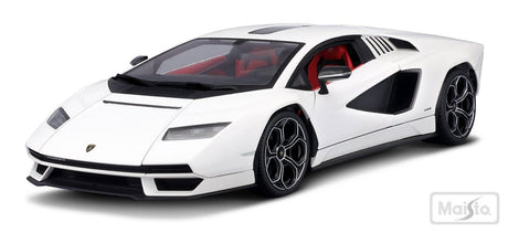 Maisto 1/18 2021 Lamborghini Countach LPI 800 - 4 White Diecast Model - Hobbytech Toys
