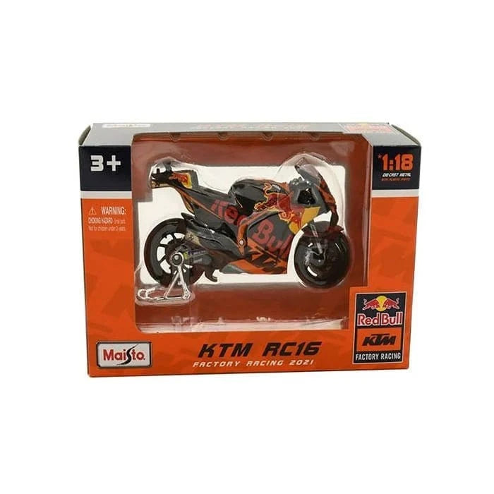 Maisto 1/18 Moto GP 2023 Red Bull KTM Factory Racing Diecast Model - Hobbytech Toys