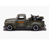 Maisto 1/24 1950 Chevrolet 3100 and 1936 Harley-Davidson EL Knucklehead