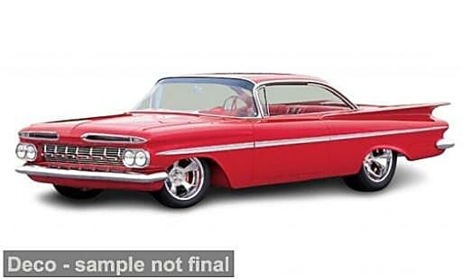 Maisto 1/24 1959 Chevrolet Impala red diecast model
