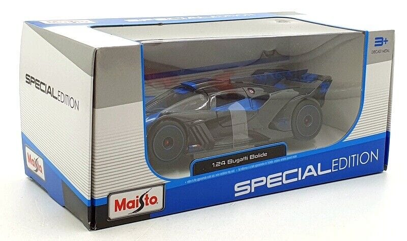 Maisto 1/24 2022 Bugatti Bolide Diecast Model (Assorted Colors) - Hobbytech Toys