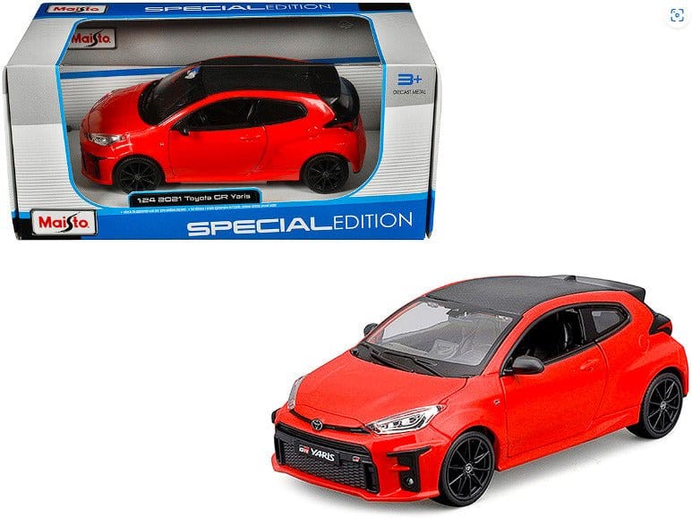 Maisto 1/24 2022 Toyota Yaris GR Diecast Model (Assorted Colors) - Hobbytech Toys