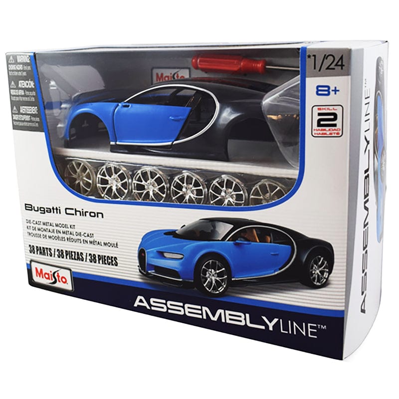 Maisto 1/24 Bugatti Chiron Assembly Line diecast model kit