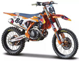 Maisto 1/6 Red Bull 2018 KTM 450 SX - F Factory #84 Jeffrey Herlings Diecast Model - Hobbytech Toys