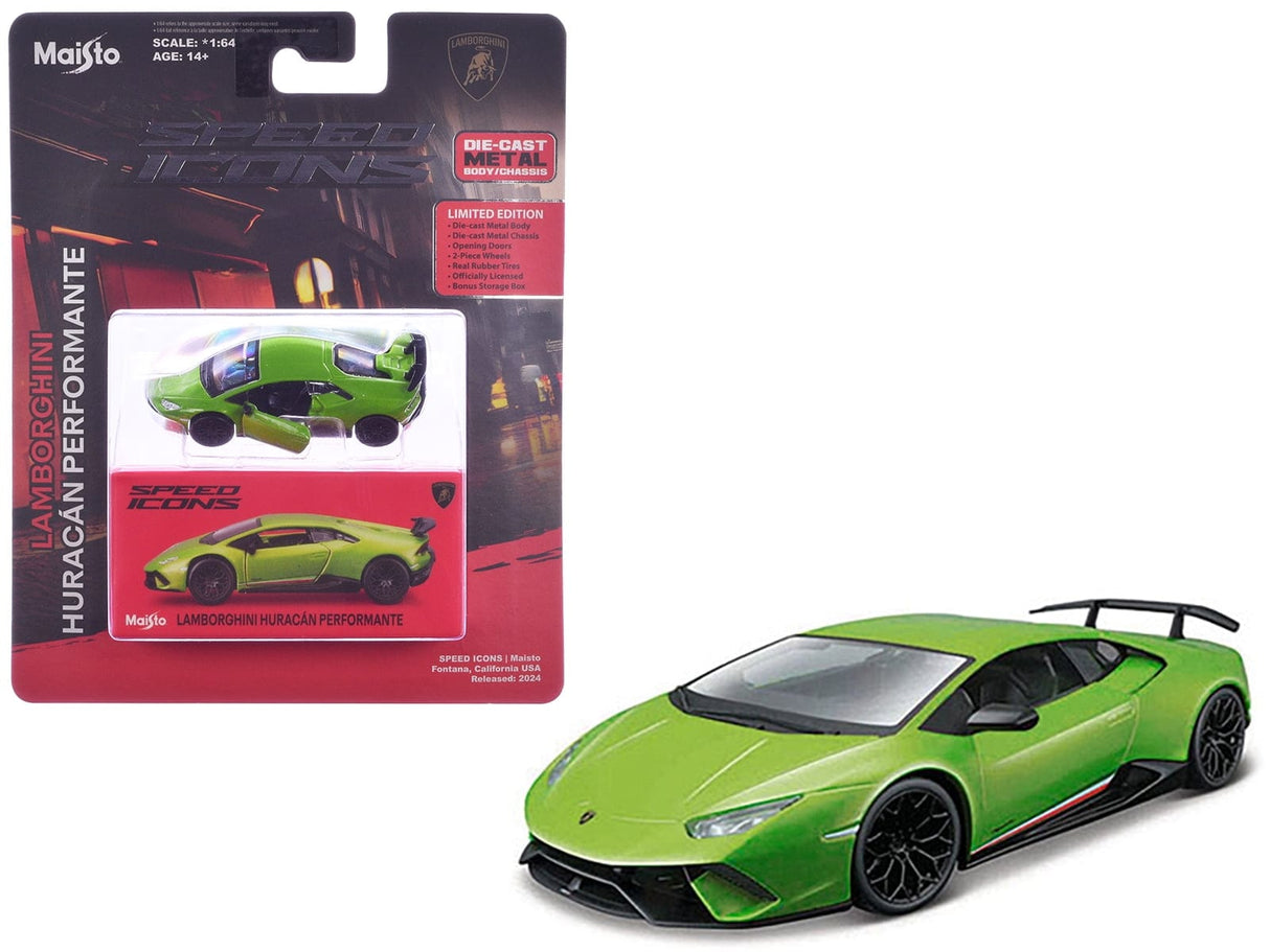 Maisto 1/64 Lamborghini Huracan Performante Speed Icons diecast model