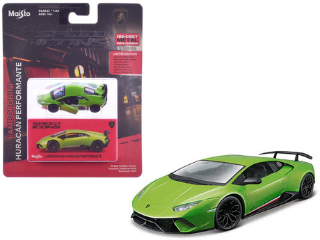 Maisto 1/64 Lamborghini Huracan Performante Speed Icons diecast model