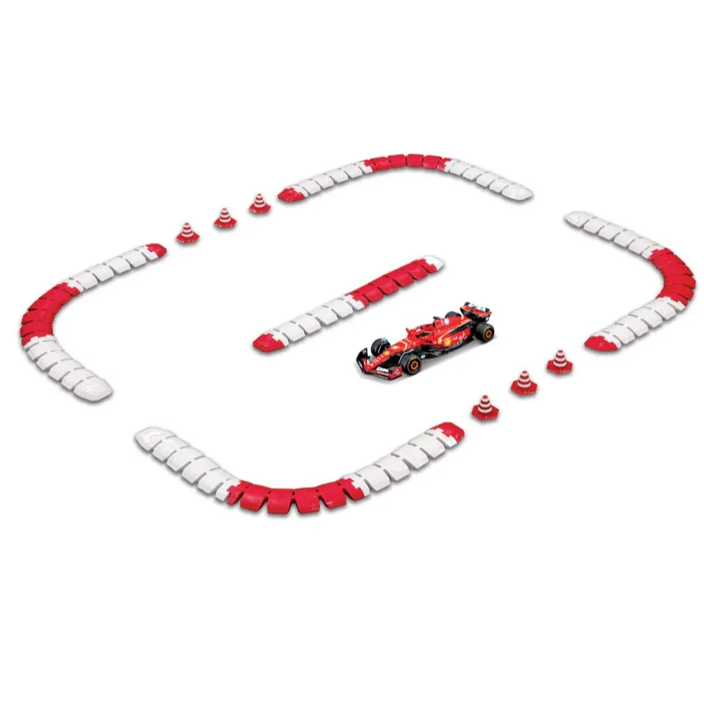 Maisto Tech 1:41 Diecast F-1 2024 Ferrari SF-24 with Racing Track - Leclerc #16 RC Car
