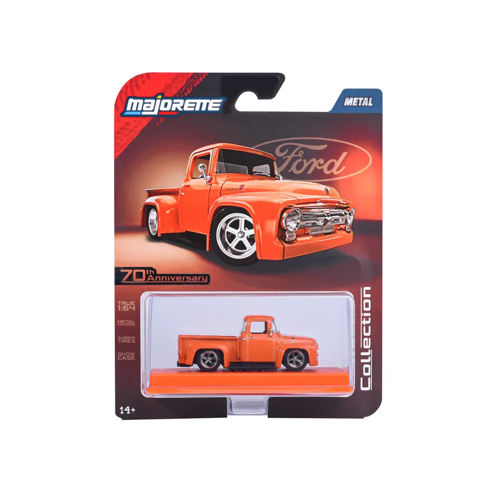 Majorette 1/64 1956 Ford F-100 - Orange - Collection Series