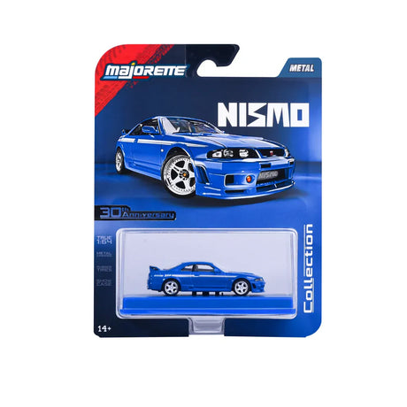 Majorette 1/64 1996 Nissan Skyline R33 400R - Blue - Collection Series