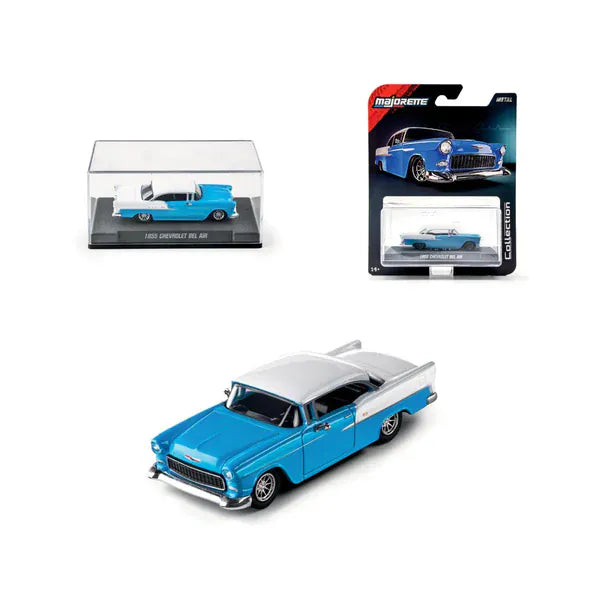 Majorette 1/64 Chev Bel Air 1955 Blue/White - Collection Series [78679]