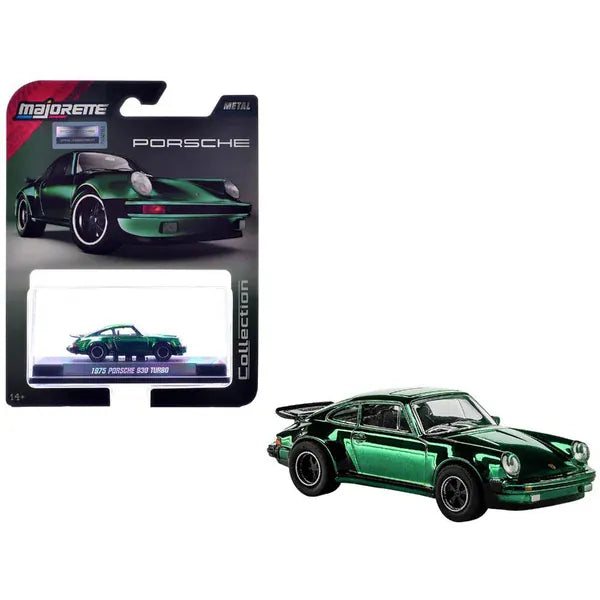 Majorette 1/64 Porsche 930 Turbo 1975 Metallic Green - Collection Series [78822]