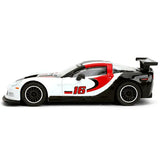 Majorette Collection Series 2005 Chev Corvette C6R (White/Black)