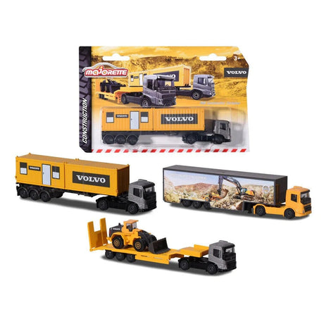 Majorette Volvo Construction Transporter Assorted [63248] - Hobbytech Toys