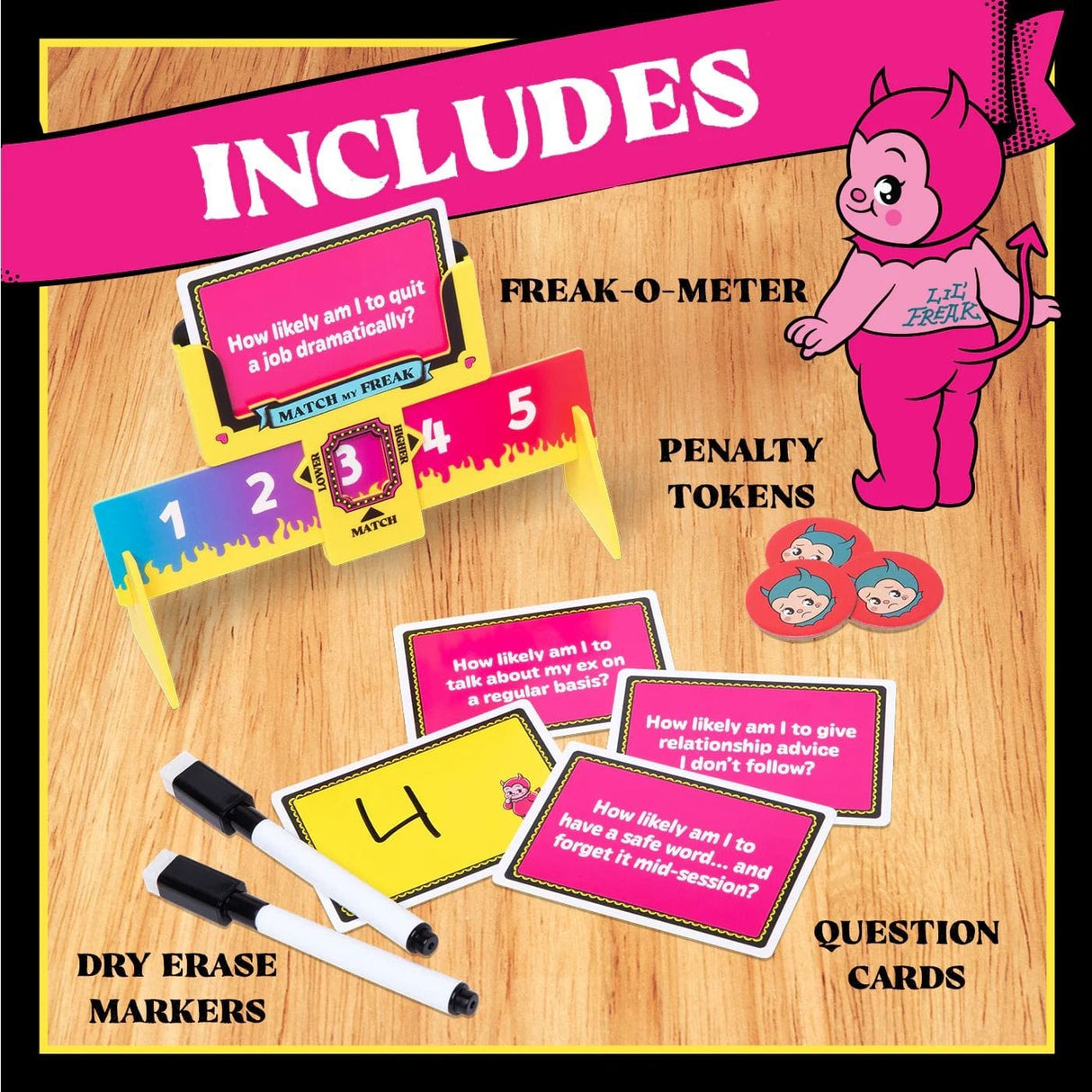Match My Freak Card Game