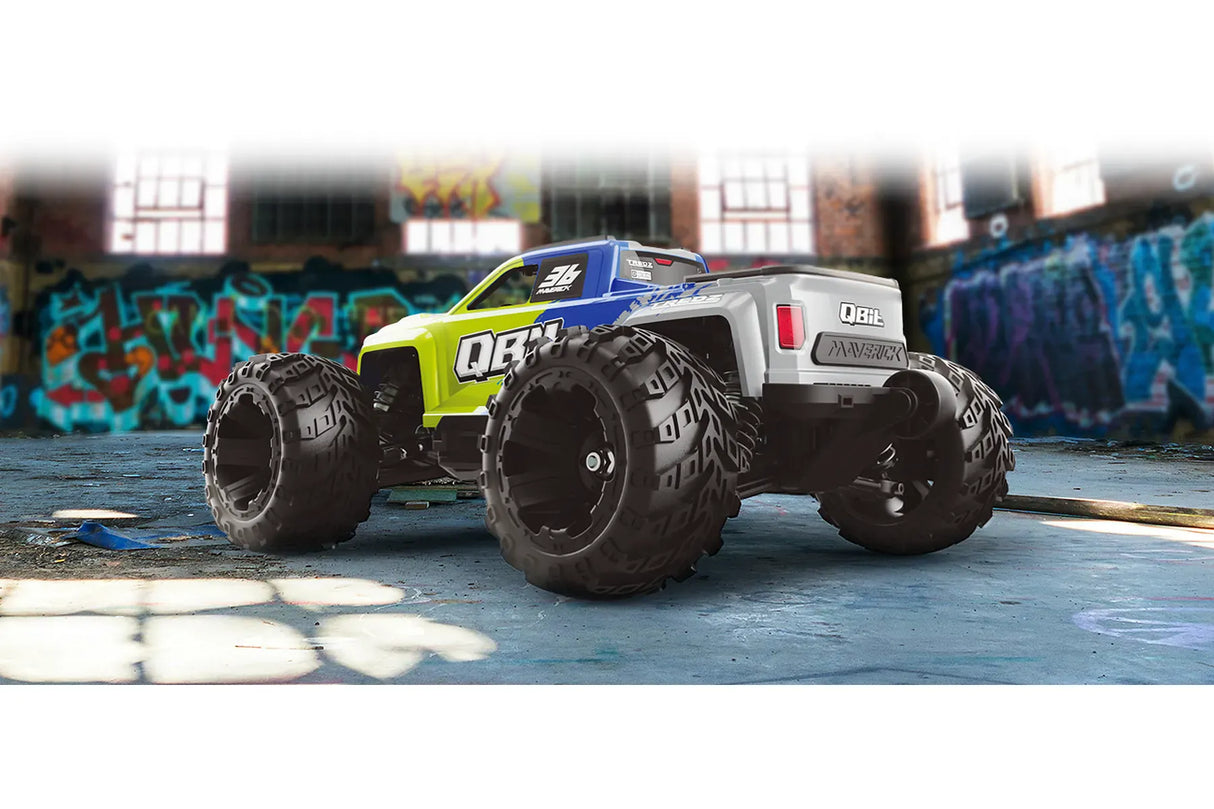 Maverick QBit MT Pro 1/16 4WD RTR Brushless Monster Truck (Green) [151002]