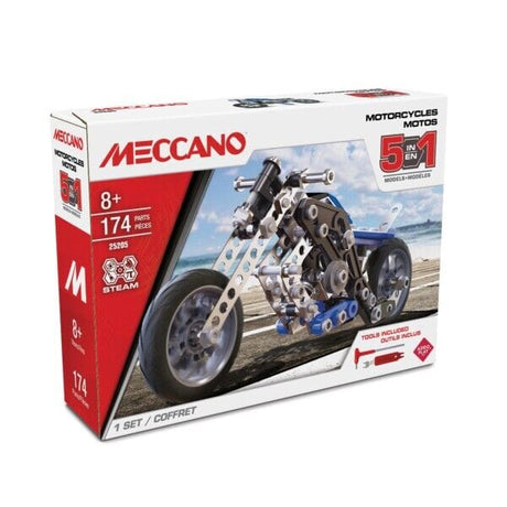Meccano 5 Multi Model Set - Motorcycles