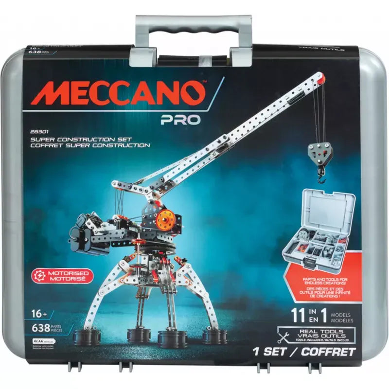 Meccano Pro Super Construction Set 11 in 1