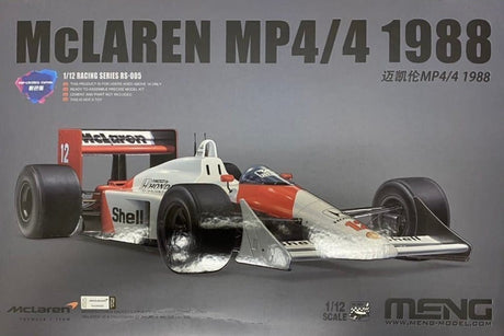 Meng 1/12 McLaren MP4/4 1988 (Pre - coloured Edition) Plastic Model Kit - Hobbytech Toys