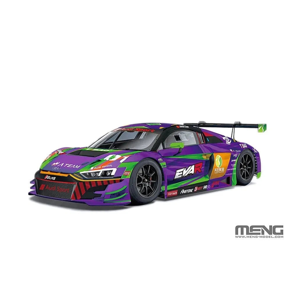 Meng 1/24 Audi R8 LMS EVA RT Test Type - 01 TSRT R8 Plastic Model Kit - Hobbytech Toys