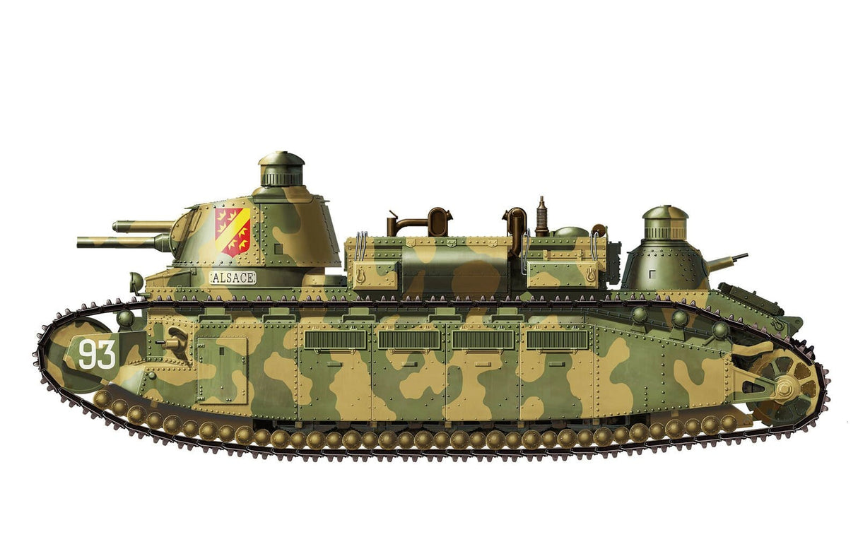Meng 1/35 French Super Heavy Tank Char 2C Plastic Model Kit - Hobbytech Toys
