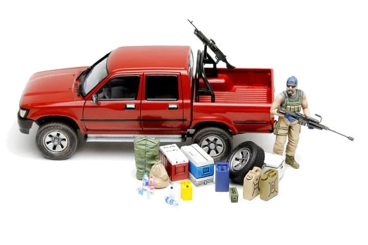 Meng 1/35 Pick Up w/equipment Plastic Model Kit - Hobbytech Toys