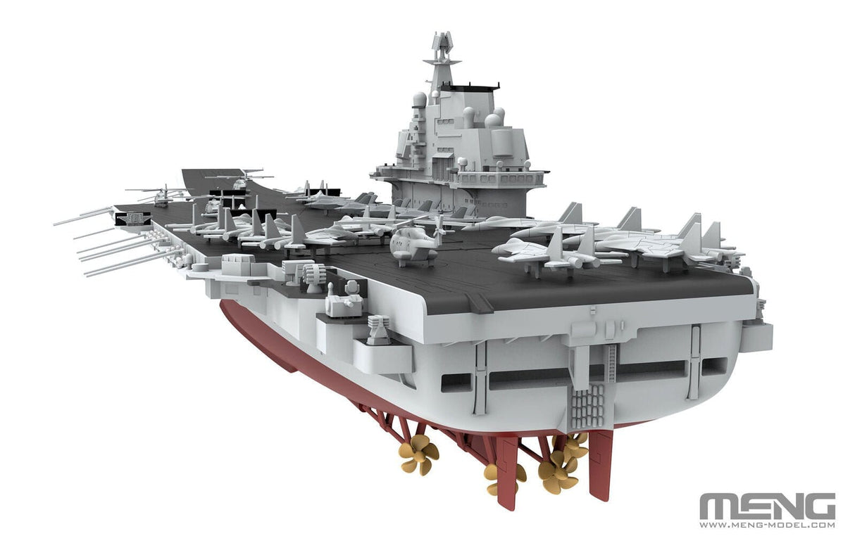 Meng 1/700 Aircraft Carrier Liaoning Plastic Model Kit - Hobbytech Toys