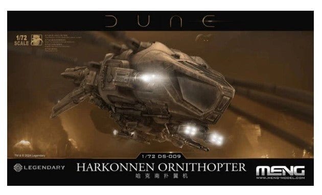 Meng 1/72 Dune Harkonnen Ornithopter Plastic Model Kit - Hobbytech Toys