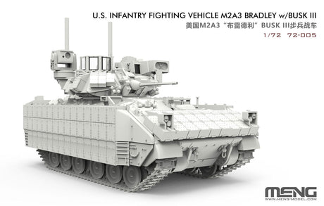 Meng 1/72 M2A3 Bradley w/ BUSK III Plastic Model Kit - Hobbytech Toys