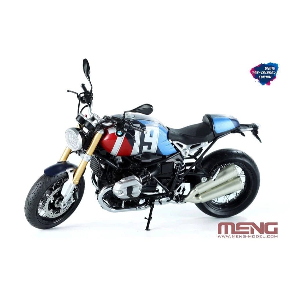 Meng 1/9 BMW R nineT (Pre - coloured Edition) Plastic Model Kit - Hobbytech Toys