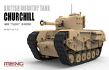 Meng World War Toons Churchill British Infantry Tank Plastic Model Kit - Hobbytech Toys
