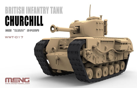 Meng World War Toons Churchill British Infantry Tank Plastic Model Kit - Hobbytech Toys