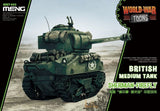Meng World War Toons Sherman - Firefly British Medium Tank Plastic Model Kit - Hobbytech Toys
