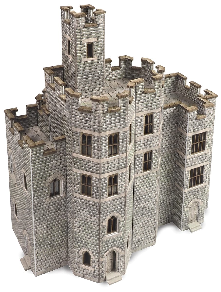 Metcalfe N Scale N Castle Hall Card Kit