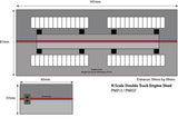 Metcalfe N Scale N Double Track Engine Shed Card Kit