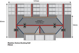 Metcalfe N Scale N Mainline Booking Hall Card Kit