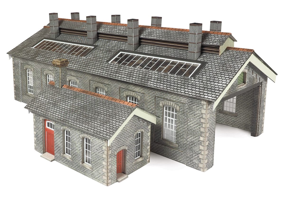 Metcalfe N Scale N Settle/Carlisle DoubleTrack Engine Shed Card Kit