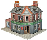 Metcalfe OO Scale Corner shop/Pub Brick Card Kit